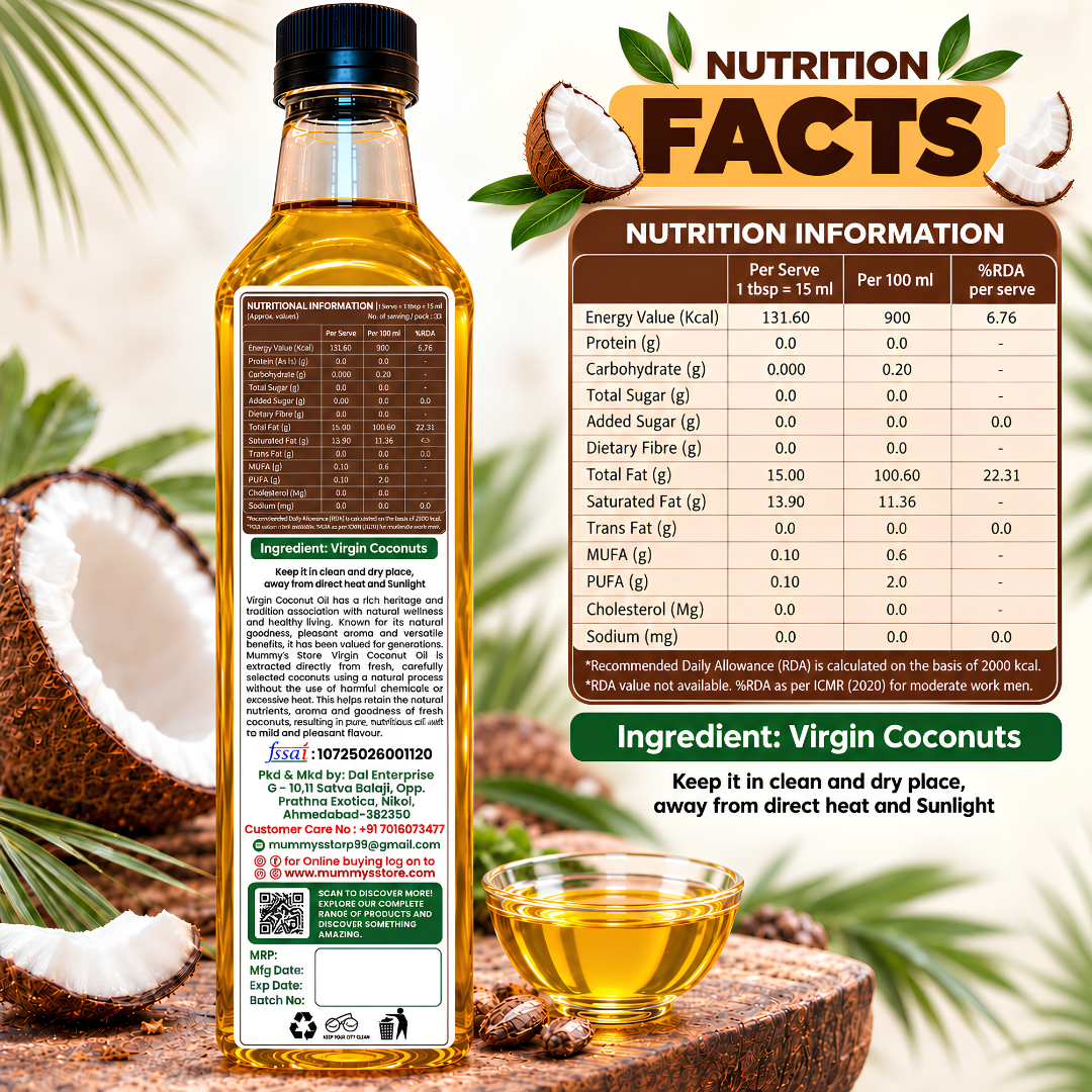 Virgin coconut oil