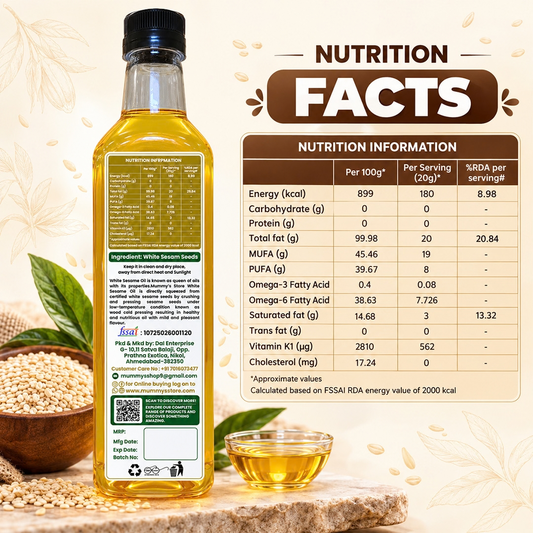 White Sesame (Til) Oil