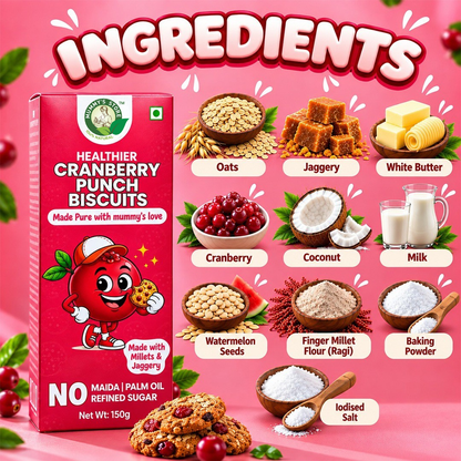 Cranberry Punch Biscuits