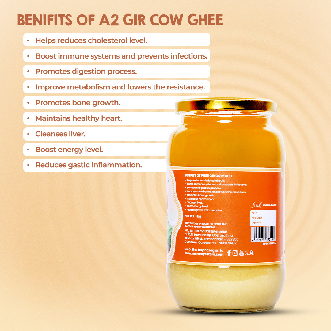A2 Gir Cow Bilona Pure Ghee