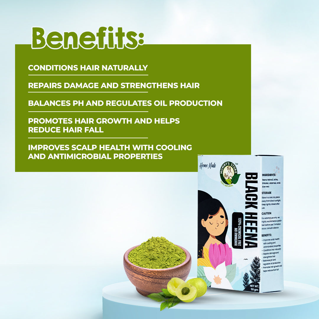 Black Heena – 100% Natural Hair Colour
