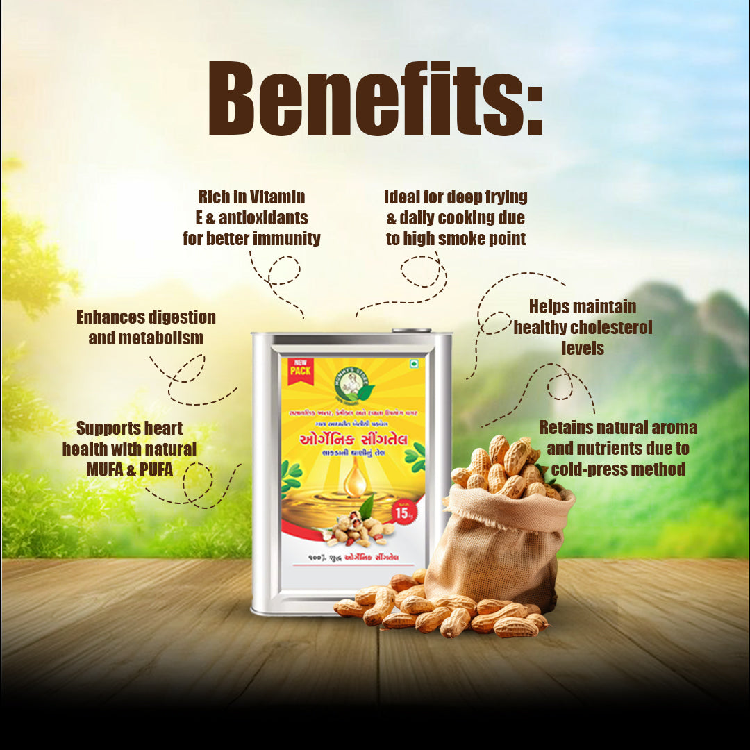 Mummy’s Store Organic Cold-Pressed Peanut Oil