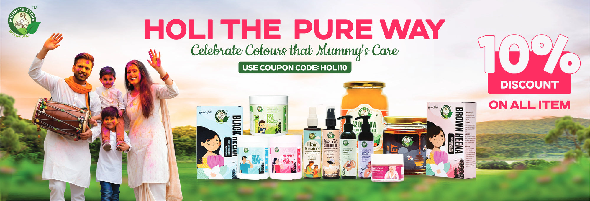 Holi Offers On Organic Products